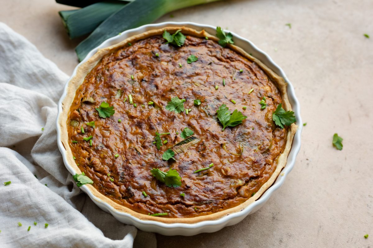 Prei pompoen quiche met Parmezaanse kaas | www.deedylicious.nl