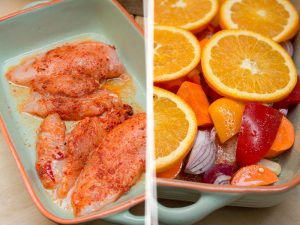 Foodblogswap: Sinaasappelkip met ovengroente | www.deedylicious.nl