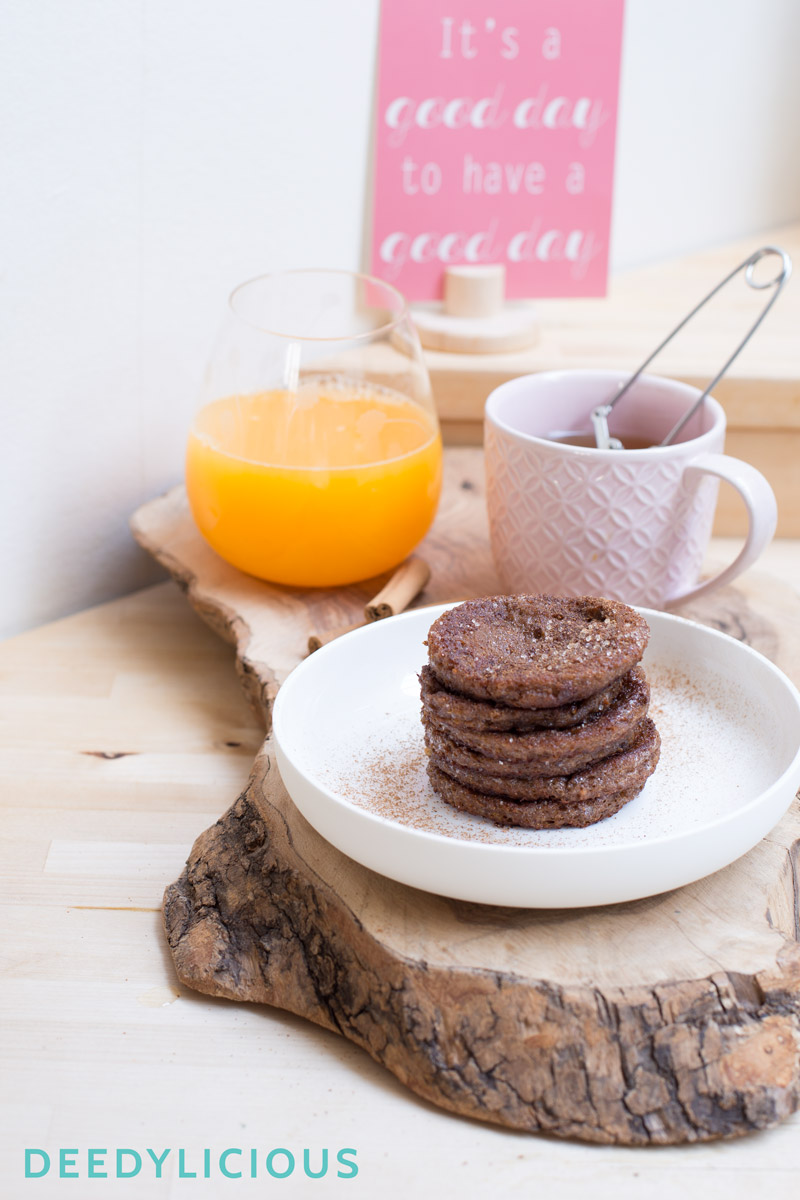 Chocolade Wentelteefjes met kaneel | www.deedylicious.nl