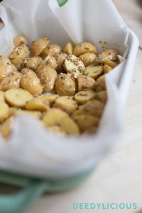 Mosterdaardappels met haricots verts