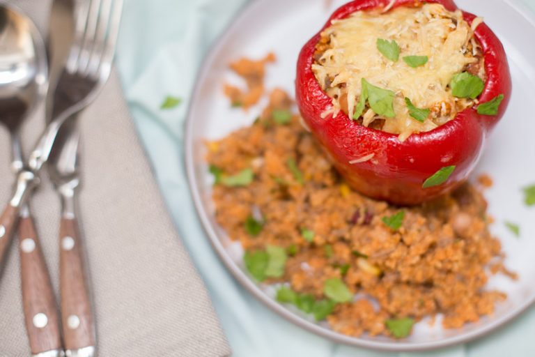 Gevulde parika's met tomaten couscous | www.deedylicious.nl