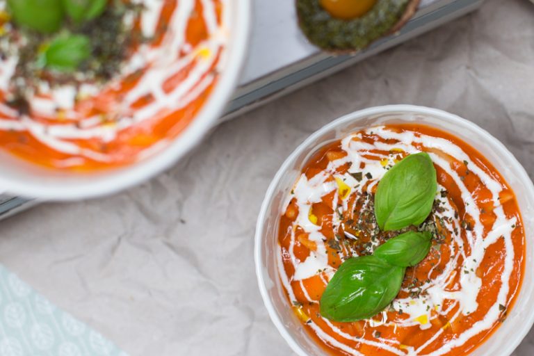 Geroosterde paprikasoep met oregano | www.deedylicious.nl